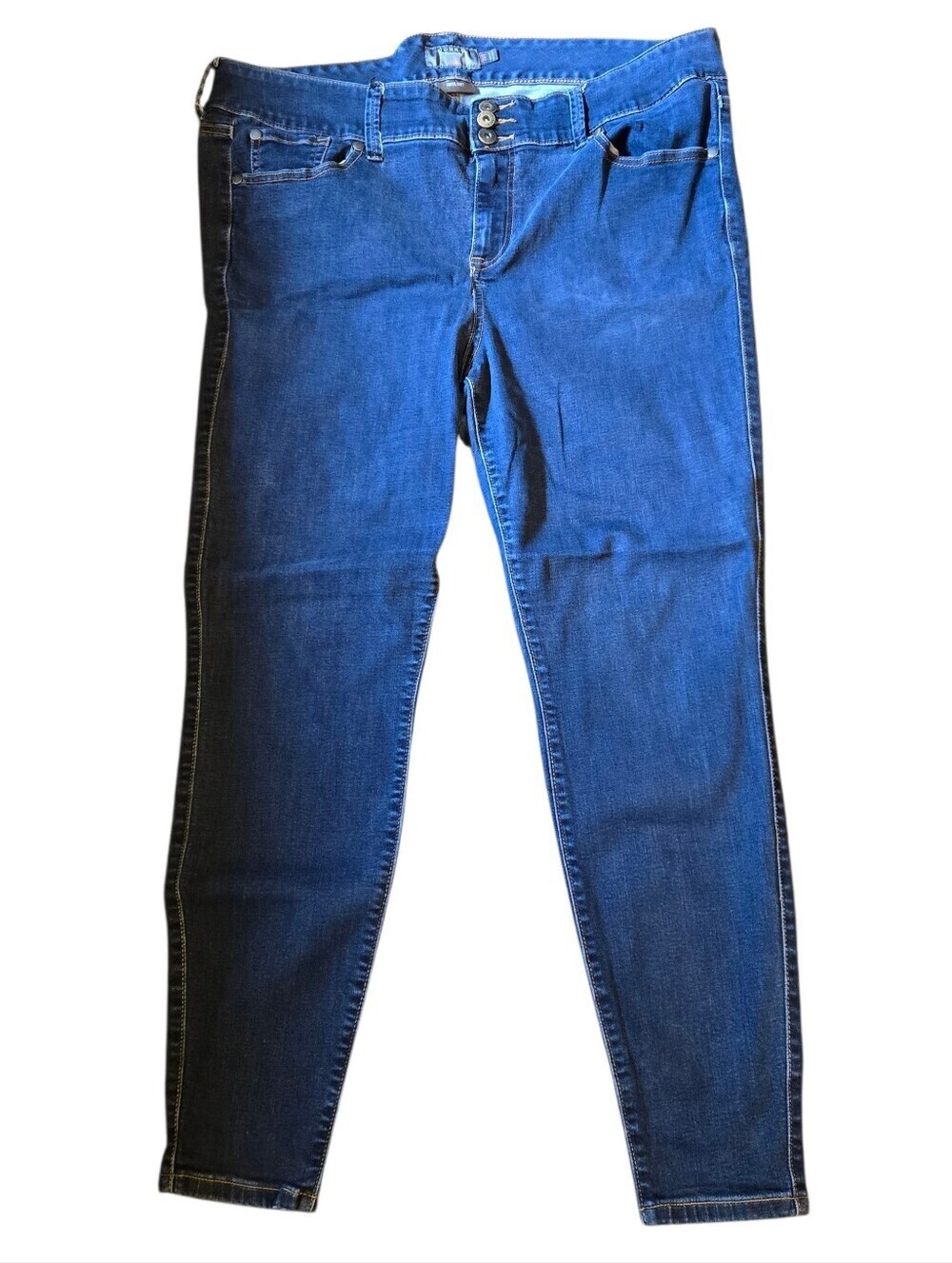 Torrid Super Soft High-Rise Denim Jeggings Dark Blue 5-pocket Women size 20R